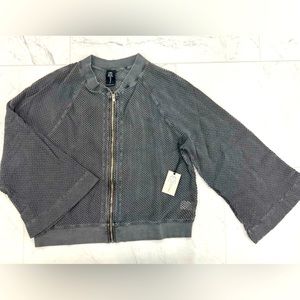 Electric & Rose Belk Sleeve Jacket. Color: Grey. Size: S